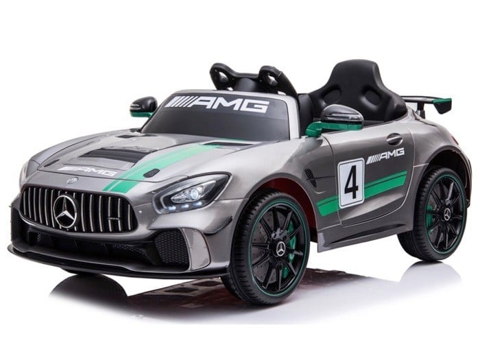 Vehículo A Batería Mercedes-Benz Gt4 Amg Con Pantalla Mp4 ¡Y Mucho Más!