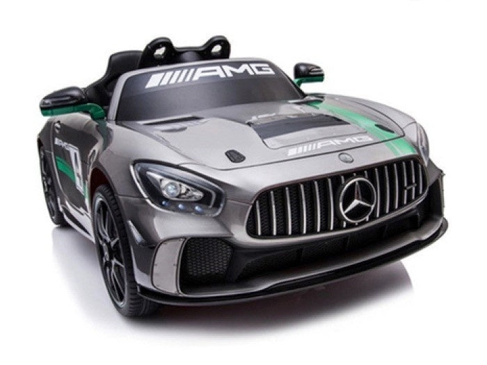 Vehículo A Batería Mercedes-Benz Gt4 Amg Con Pantalla Mp4 ¡Y Mucho Más!
