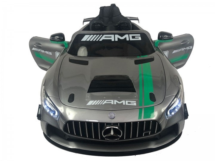 Vehículo A Batería Mercedes-Benz Gt4 Amg Con Pantalla Mp4 ¡Y Mucho Más!