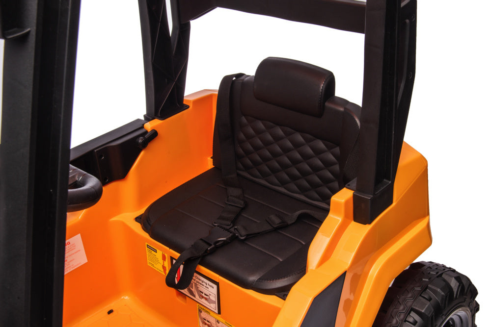Carretilla Elevadora Eléctrica Jcb Para Niños – 12V Con Auténtica Función De Elevación Y Conducción