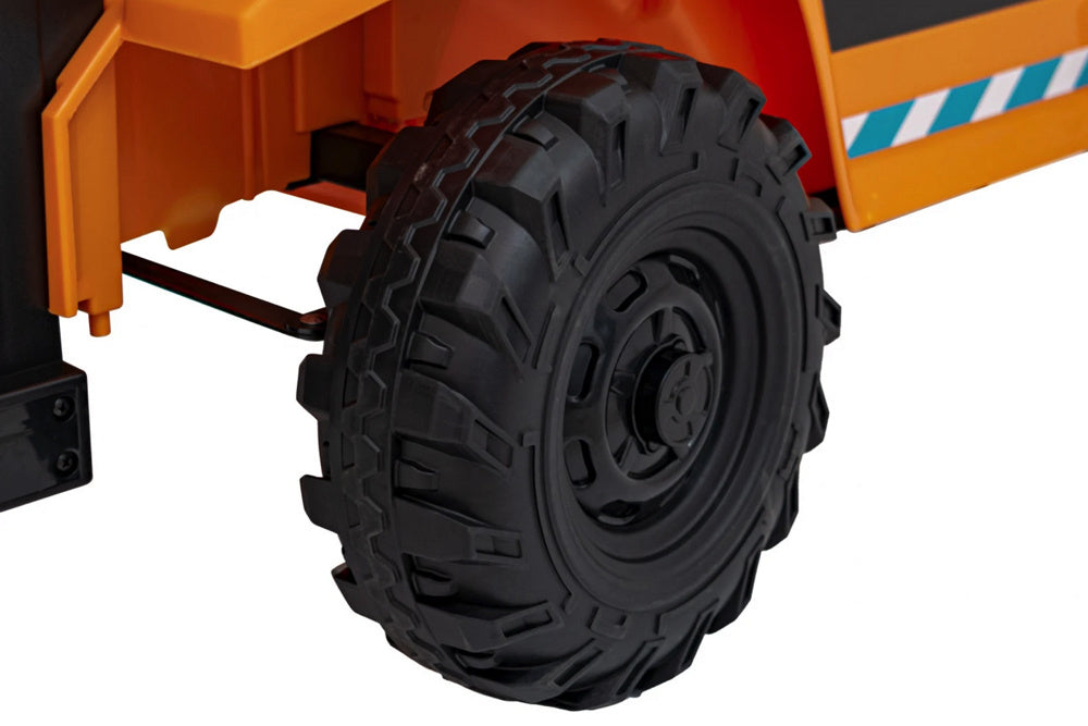 Carretilla Elevadora Eléctrica Jcb Para Niños – 12V Con Auténtica Función De Elevación Y Conducción