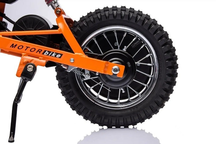 Moto Eléctrica Infantil Cross Motor De 24 Voltios Con Ruedas Suspendidas.