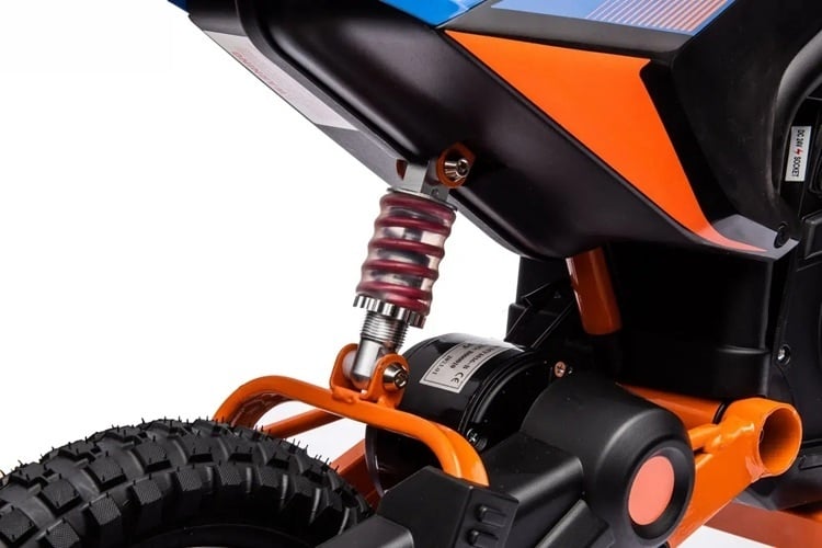 Moto Eléctrica Infantil Cross Motor De 24 Voltios Con Ruedas Suspendidas.