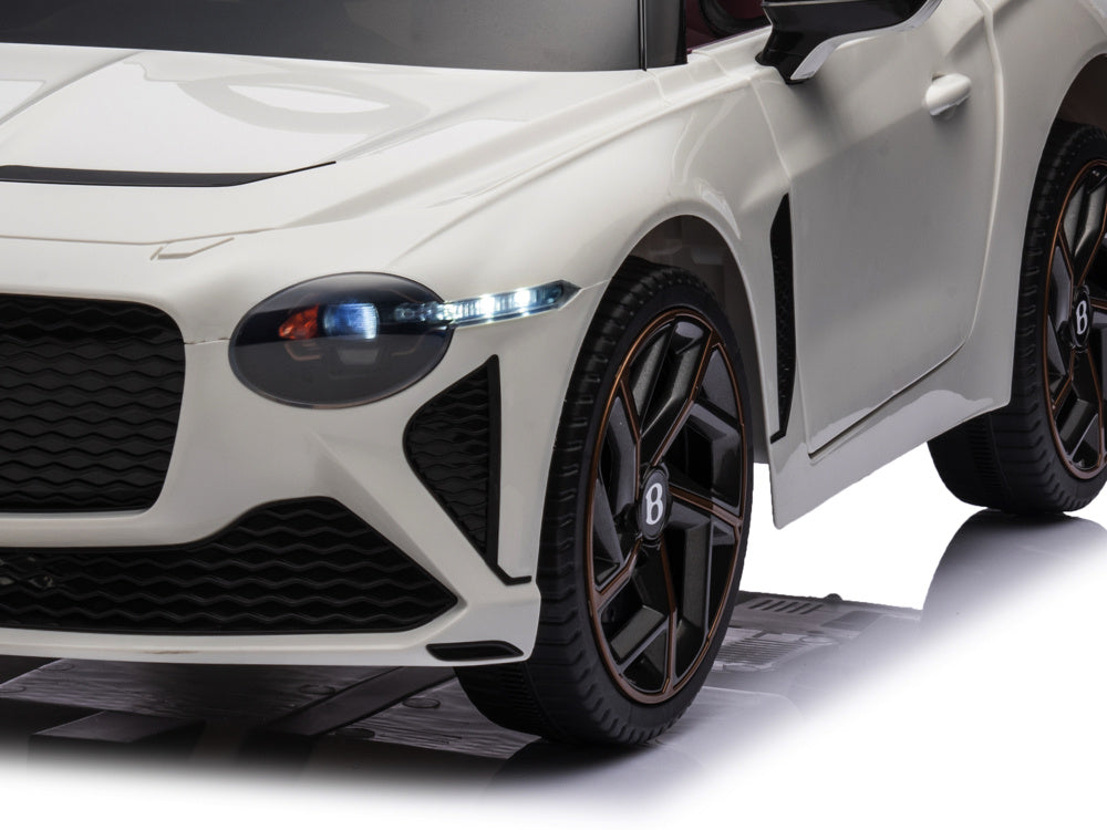 Bentley Bacalar, Carro Infantil Eléctrico De 12 Voltios, Asiento De Cuero, Llantas De Caucho Y Más.