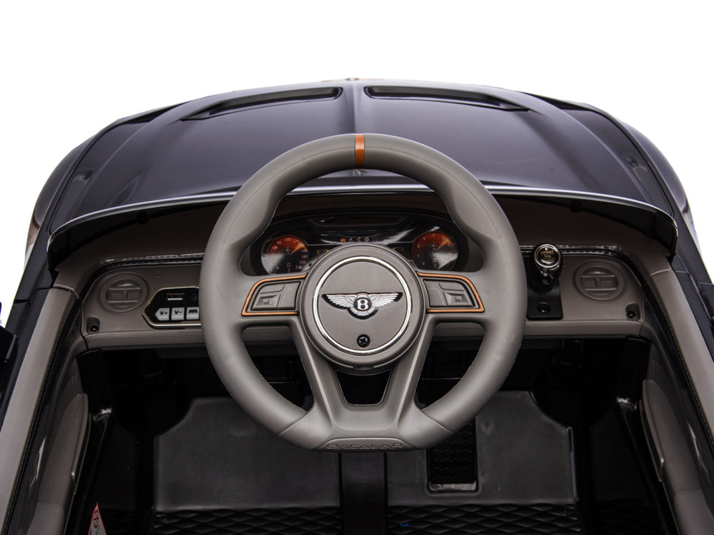 Bentley Bacalar, Carro Infantil Eléctrico De 12 Voltios, Asiento De Cuero, Llantas De Caucho Y Más.