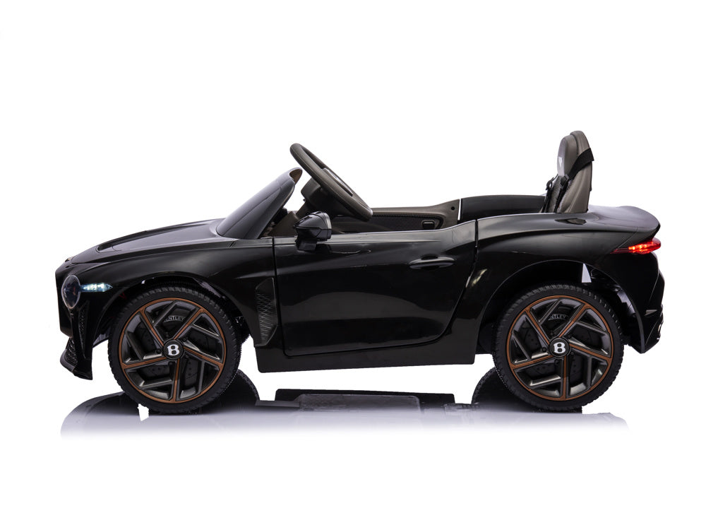 Bentley Bacalar, Carro Infantil Eléctrico De 12 Voltios, Asiento De Cuero, Llantas De Caucho Y Más.