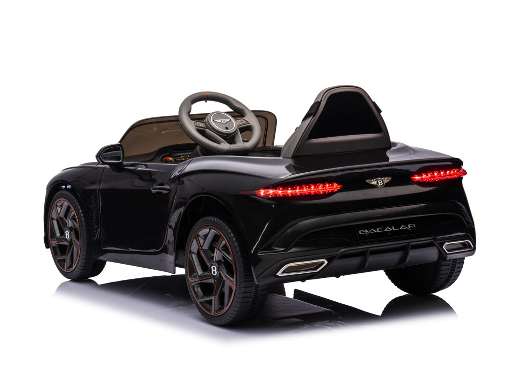 Bentley Bacalar, Carro Infantil Eléctrico De 12 Voltios, Asiento De Cuero, Llantas De Caucho Y Más.