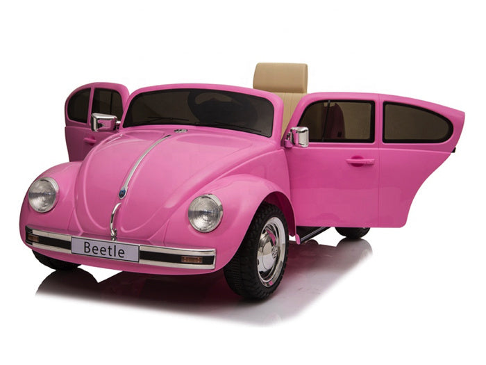 Volkswagen Beetle Classic Car, ¡Un Coche Infantil De 12 Voltios Con Neumáticos De Goma Y Mucho Más!
