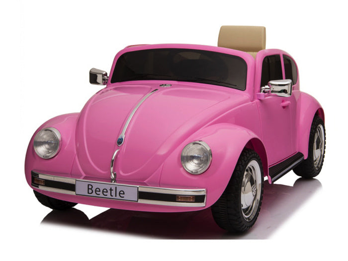 Volkswagen Beetle Classic Car, ¡Un Coche Infantil De 12 Voltios Con Neumáticos De Goma Y Mucho Más!