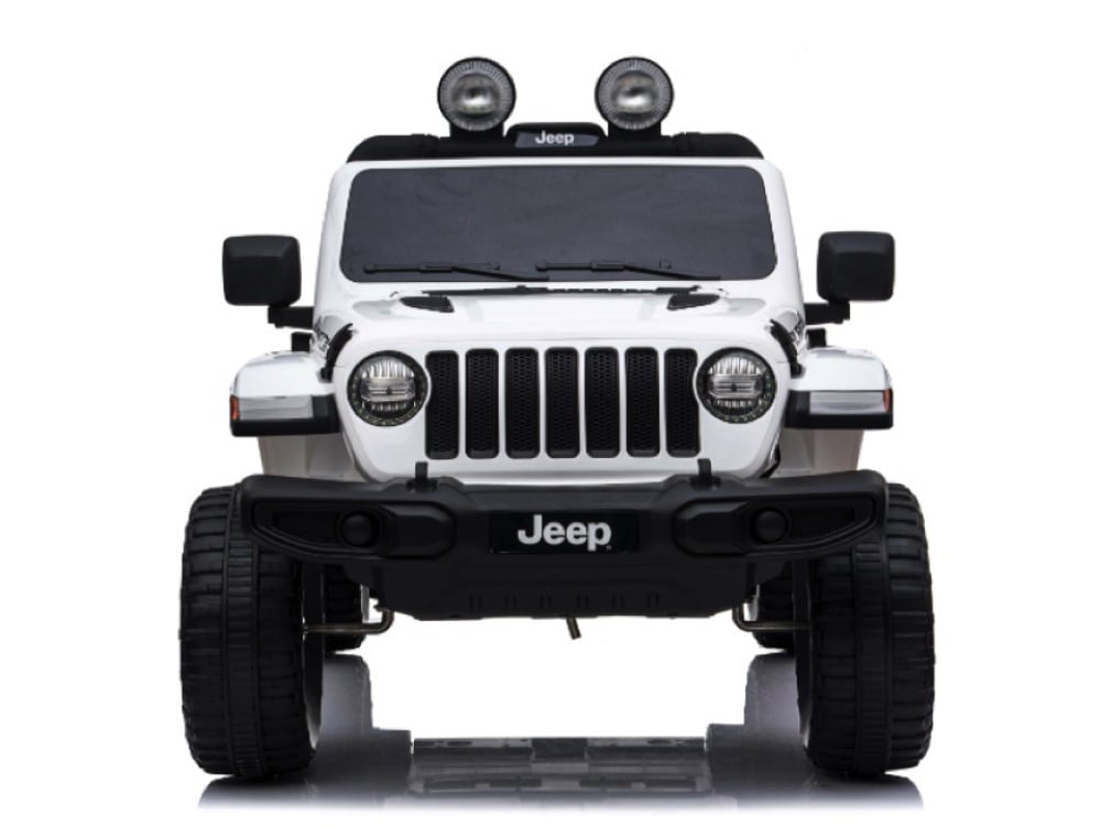 Jeep Wrangler Rubicon, Coche Eléctrico Infantil De 12V Con Batería De Litio, Neumáticos De Goma Y Asiento De Similpiel