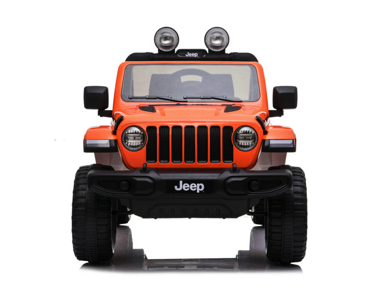 Jeep Wrangler Rubicon, Coche Eléctrico Infantil De 12V Con Batería De Litio, Neumáticos De Goma Y Asiento De Similpiel