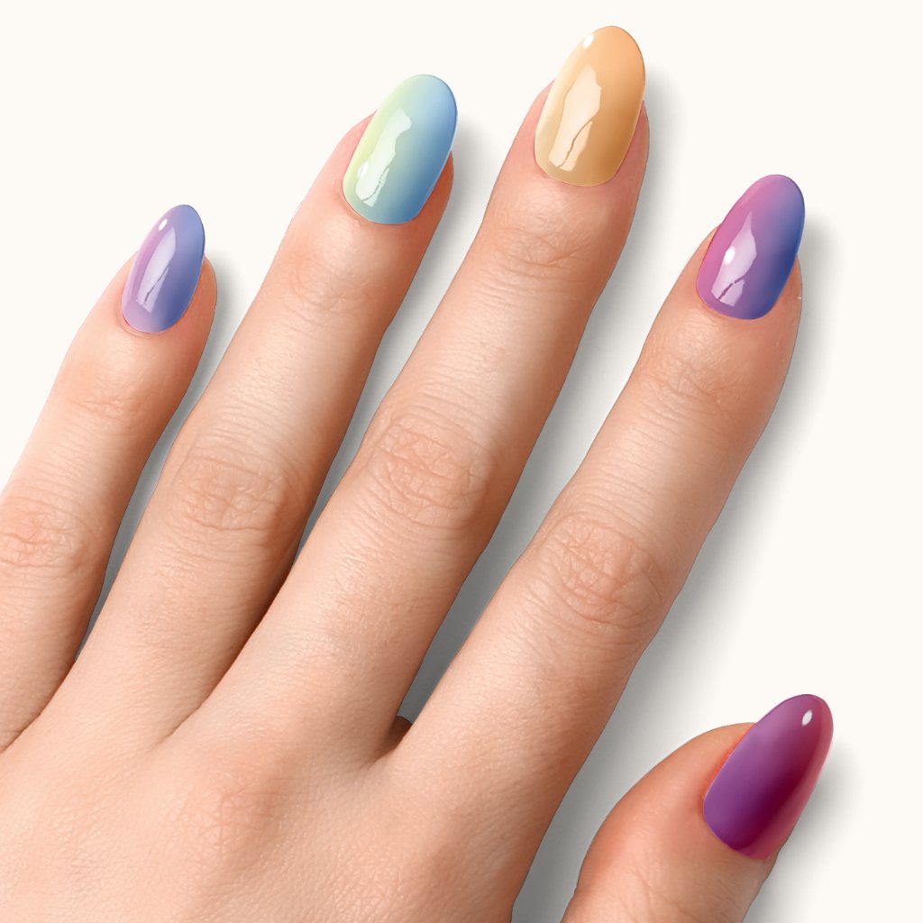 Láminas de Gel - Rainbow - Nooves Nails