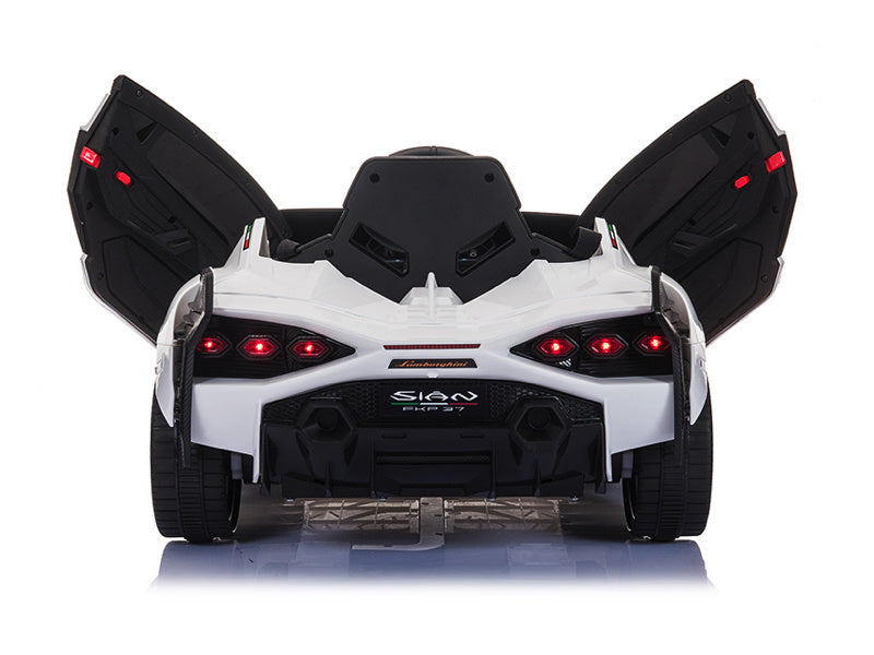Lamborghini Sian, Coche Infantil Eléctrico De 12V Con Puertas De Ala De Gaviota