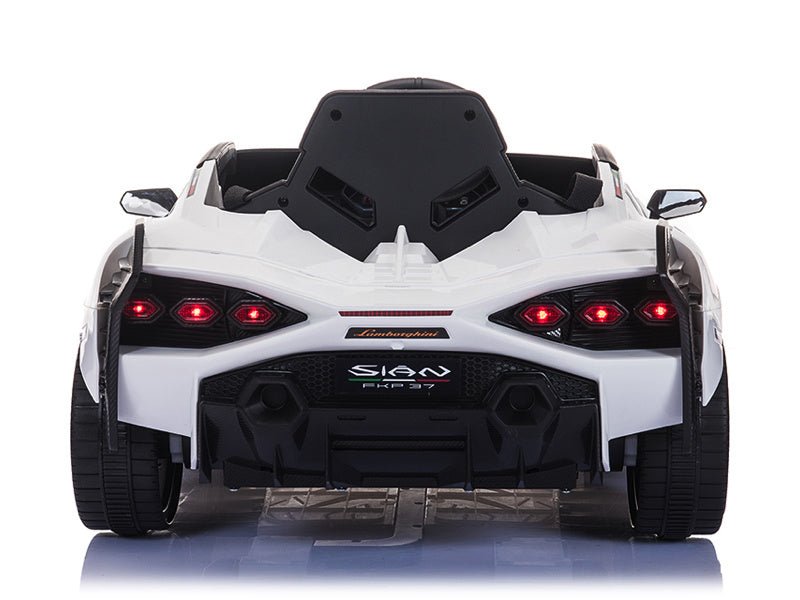 Lamborghini Sian, Coche Infantil Eléctrico De 12V Con Puertas De Ala De Gaviota