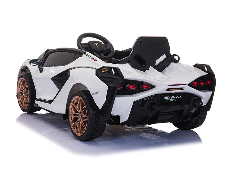 Lamborghini Sian, Coche Infantil Eléctrico De 12V Con Puertas De Ala De Gaviota