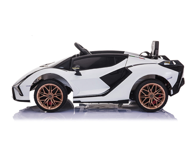 Lamborghini Sian, Coche Infantil Eléctrico De 12V Con Puertas De Ala De Gaviota
