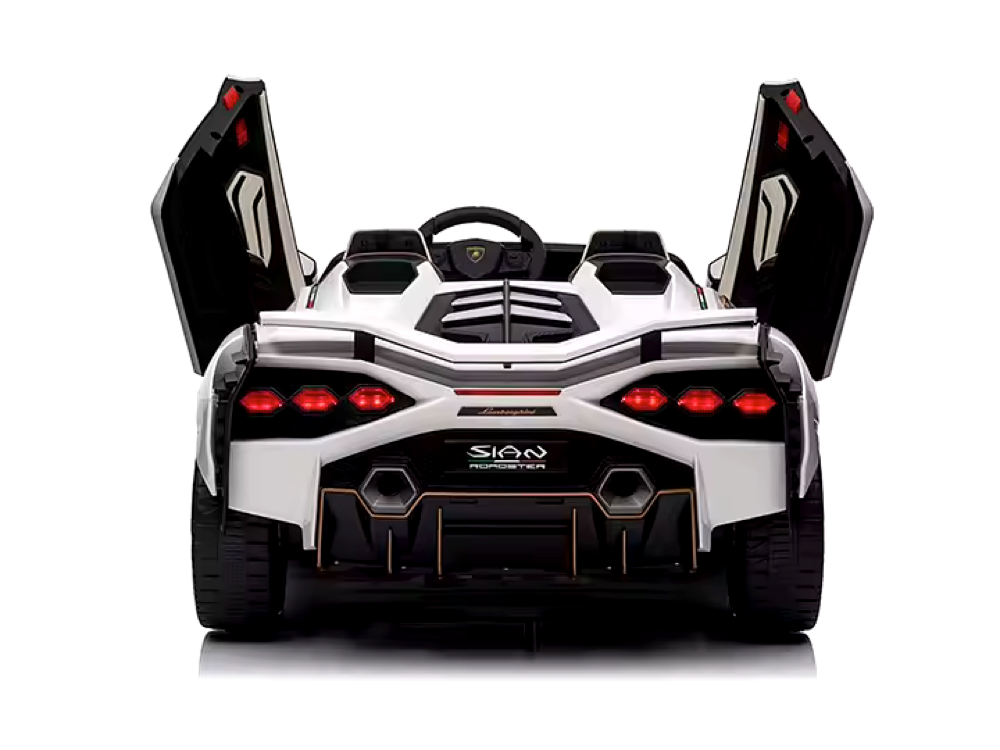 Lamborghini Sian, Coche Infantil Eléctrico De 24 Voltios Con Neumáticos De Goma, Asiento De Piel Y Más
