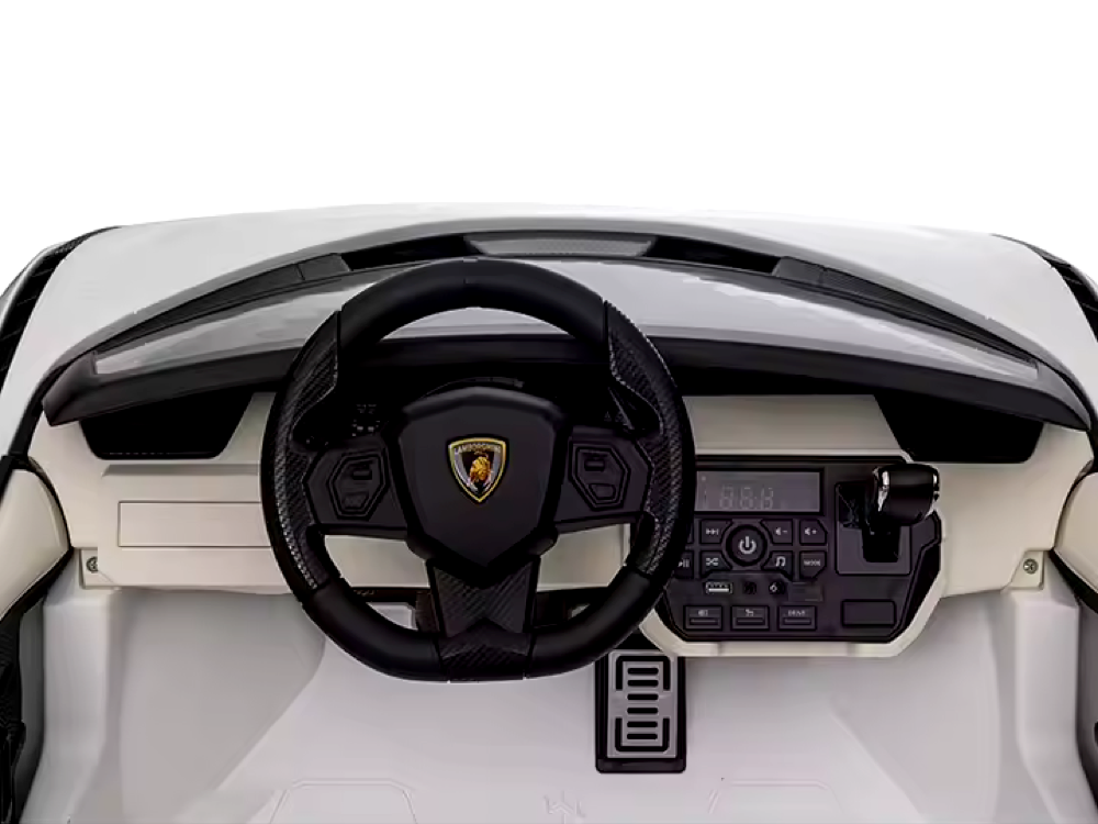 Lamborghini Sian, Coche Infantil Eléctrico De 24 Voltios Con Neumáticos De Goma, Asiento De Piel Y Más