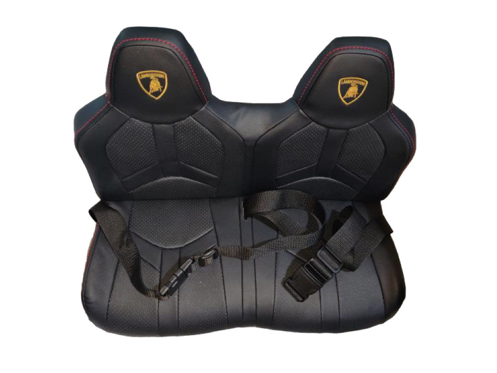 Lamborghini Aventador, Coche Infantil Eléctrico De 24 Voltios Para 2 Personas Con Neumáticos De Goma, Asiento De Cuero.