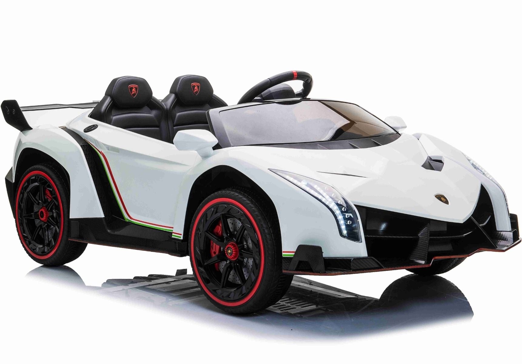 Lamborghini Veneno, Coche Infantil Eléctrico De 2 Plazas Con 4 Motores Y Más.